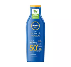 NIVEA SUN PROTECT & MOISTURE VERY HIGH SUN PROTECTION SUN LOTION SPF50 200ML