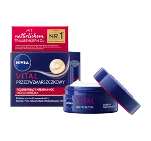 NIVEA VITAL ANTI-WRINKLE REGENERATING NIGHT CREAM FOR MATURE SKIN 50ML