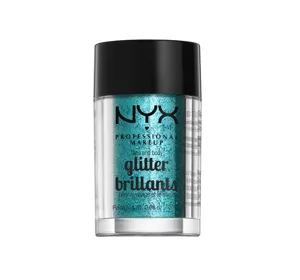 NYX PROFESSIONAL MAKEUP GLITTER BRILLANTS FACE AND BODY GLITTER 03 TEAL 2.5G