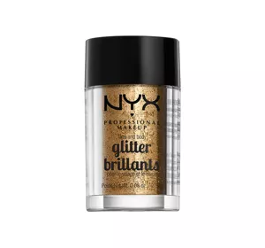 NYX PROFESSIONAL MAKEUP GLITTER BRILLANTS FACE AND BODY GLITTER  05 GOLD 2.5G