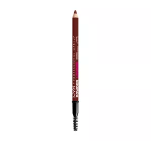 NYX PROFESSIONAL MAKEUP POWDER LOUDER EYEBROW PENCIL 04 BLACK CHERRY 1.15G