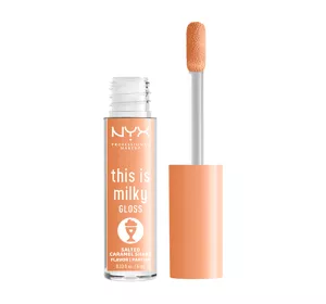 NYX PROFESSIONAL MAKEUP THIS IS MILKY LIP GLOSS 18 SALTED CARAMEL SHAKE 4ML