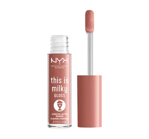 NYX PROFESSIONAL MAKEUP THIS IS MILKY LIP GLOSS 19 CHOCO LATTE SHAKE 4ML