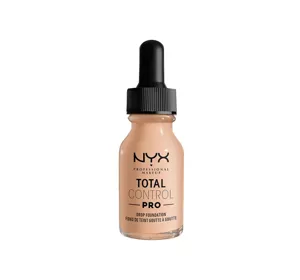 NYX PROFESSIONAL MAKEUP TOTAL CONTROL PRO DROP FOUNDATION LIQUID FACE FOUNDATION 06 VANILLA  13ML