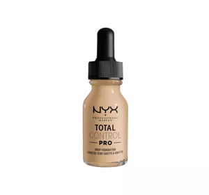 NYX PROFESSIONAL MAKEUP TOTAL CONTROL PRO DROP FOUNDATION LIQUID FACE FOUNDATION 6.5 NUDE 13ML