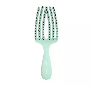 OLIVIA GARDEN FINGERBRUSH CARE MINI KIDS HAIR BRUSH MINT