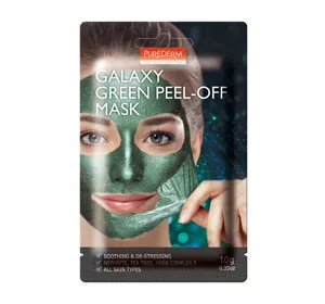 PUREDERM GALAXY GREEN MASK PEEL-OFF 10G