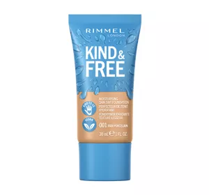 RIMMEL KIND & FREE FACE FOUNDATION 001 FAIR PORCELAIN 30ML