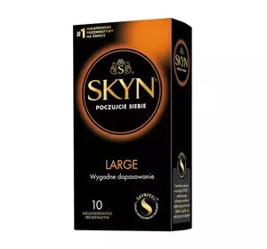 SKYN LARGE NON-LATEX CONDOMS 10 PCS