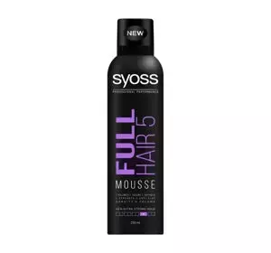 SYOSS FULL HAIR 5 HAIR MOUSSE VOLUME 250ML