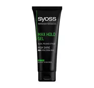 SYOSS MAX HOLD HAIR GEL EXTRA STRONG HOLD 250ML