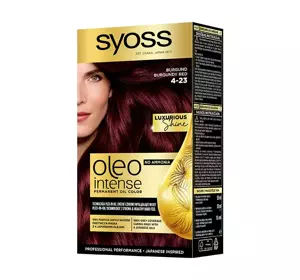 SYOSS OLEO INTENSE HAIR COLOUR WITHOUT AMMONIA 4-23 BURGUNDY RED