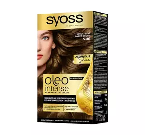 SYOSS OLEO INTENSE HAIR COLOUR WITHOUT AMMONIA 5-86 SWEET BROWN