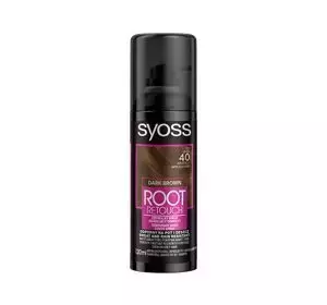 SYOSS ROOT RETOUCHER TEMPORARY RETOUCH COLOUR KIT DARK BROWN 120ML