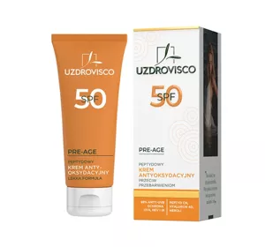 UZDROVISCO PRE-AGE PEPTIDE ANTIOXIDANT ANTI-WRINKLE CREAM SPF50 50ML