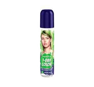 VENITA 1-DAY COLOR WASHABLE HAIR COLOURING SPRAY 3 SPRING GREEN 50ML