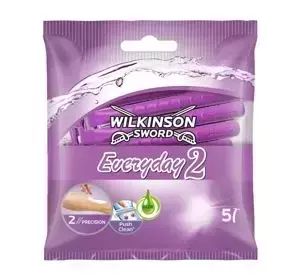 WILKINSON SWORD EVERDAY 2 DISPOSABLE WOMEN'S RAZORS 5 PIECES