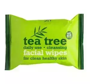 XPEL TEA TREE FACIAL WIPES MAKEUP REMOVAL WIPES 25 PCS