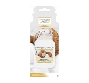 YANKEE CANDLE CAR JAR AIR FRESHENER SOFT BLANKET