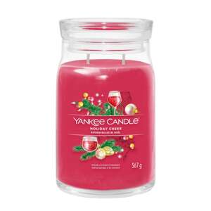 YANKEE CANDLE SIGNATURE SCENTED CANDLE HOLIDAY CHEER 567G