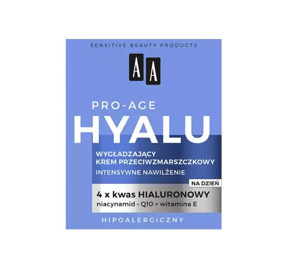 AA HYALU PRO AGE SMOOTHING ANTI-WRINKLE DAY CREAM 50ML