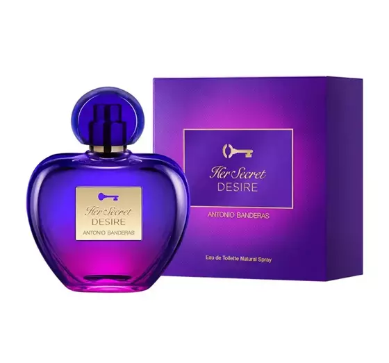 ANTONIO BANDERAS HER SECRET DESIRE EAU DE TOILETTE SPRAY 80ML