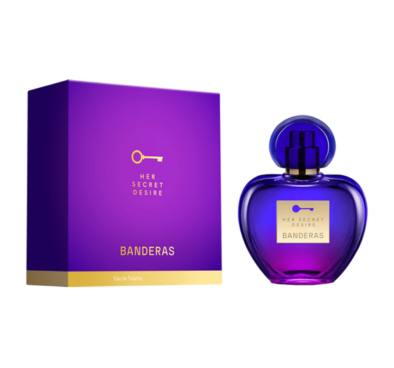 ANTONIO BANDERAS HER SECRET DESIRE EAU DE TOILETTE SPRAY 80ML