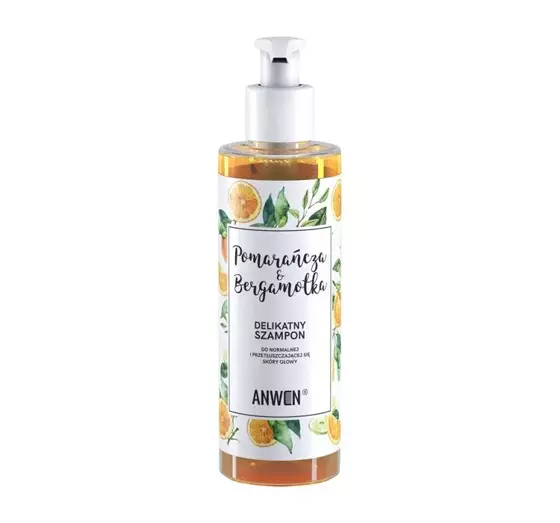 ANWEN ORANGE BERGAMOT GENTLE SHAMPOO FOR NORMAL AND OILY SKIN 200ML 