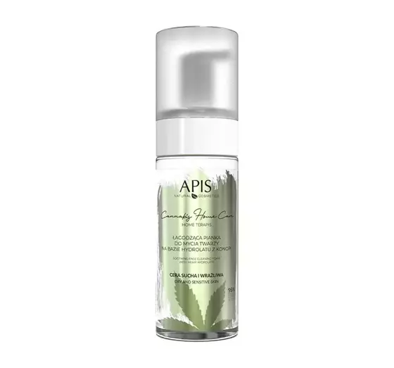 APIS CANNABIS HOME CARE SOOTHING FACE CLEANSING FOAM FACE WASH 150ML