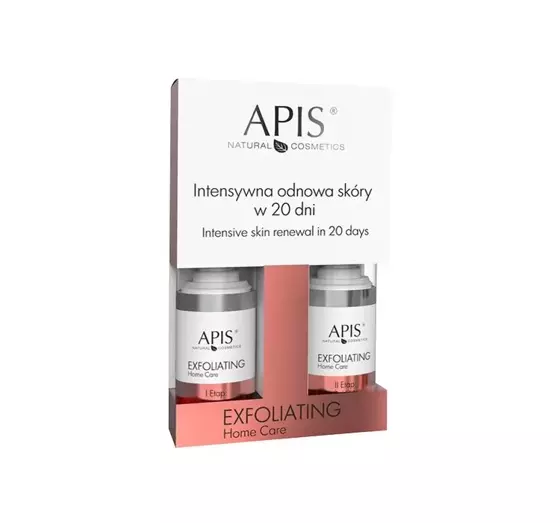 APIS EXFOLIATING HOME CARE INTENSIVE SKIN RENEWAL TREATMENT EMULSION 15ML + GEL 15ML