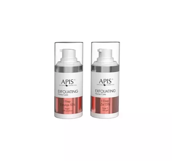 APIS EXFOLIATING HOME CARE INTENSIVE SKIN RENEWAL TREATMENT EMULSION 15ML + GEL 15ML