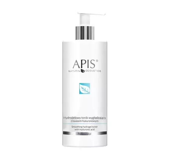 APIS HYDROGEL SMOOTHING FACE TONER WITH HYALURONIC ACID 500ML