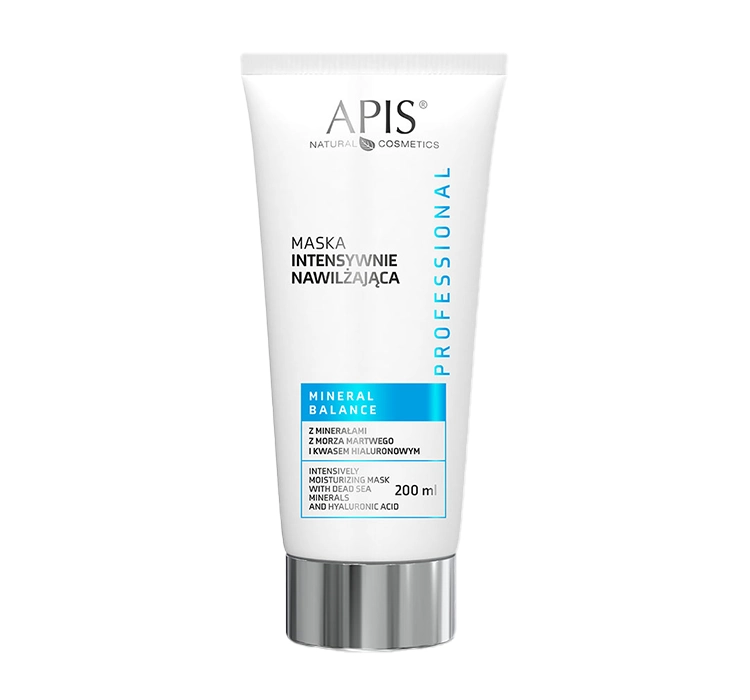 APIS MINERAL BALANCE MOISTURIZING MASK WITH DEAD SEA MINERALS AND HYALURONIC ACID 200ML