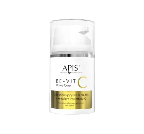 APIS RE-VIT C HOME CARE REBUILDING NIGHT CREAM WITH RETINOL AND VITAMIN C 50ML