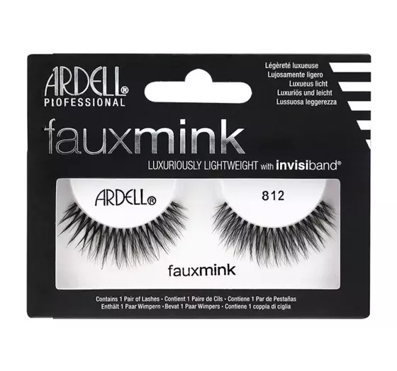 ARDELL FAUX MINK FALSE EYELASHES ON STRIP 812