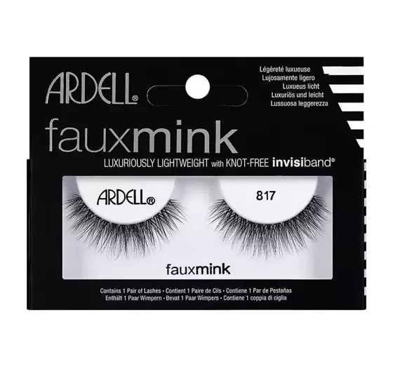 ARDELL FAUX MINK FALSE EYELASHES ON STRIP 817