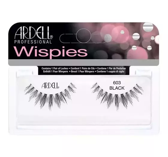 ARDELL WISPIES STRIP LASHES FALSE EYELASHES 603 BLACK