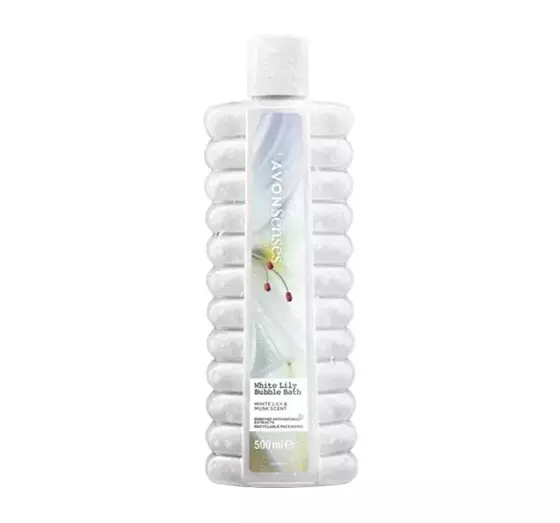 AVON BUBBLE BATH WHITE LILY 500ML 