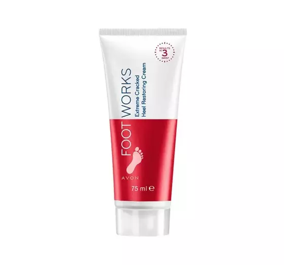 AVON FOOT WORKS REGENERATING 3-DAY CREAM FOR CRACKED HEELS 75ML