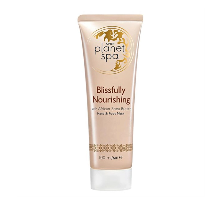 AVON PLANET SPA BLISSFULLY NOURISHING HAND & FOOT MASK 125ML 