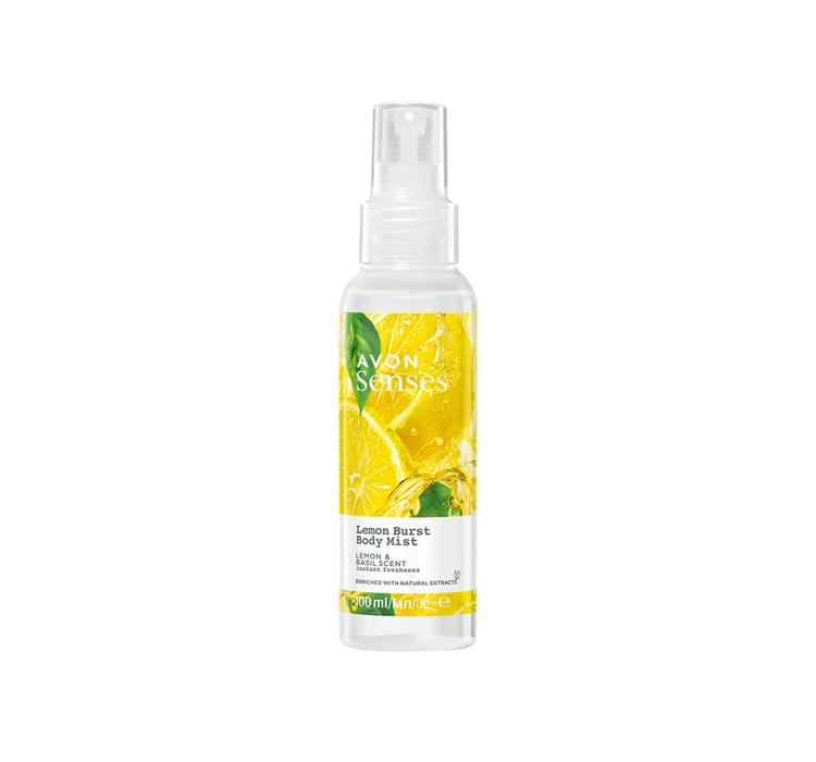 AVON SENSES BODY MIST LEMON BURST 100ML