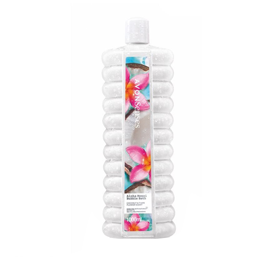 AVON SENSES BUBBLE BATH ALOHA MONOI 1000ML