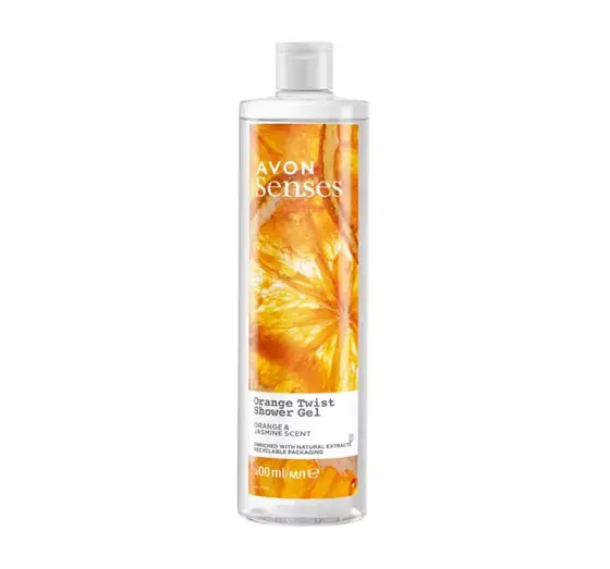 AVON SENSES SHOWER GEL ORANGE TWIST 500ML