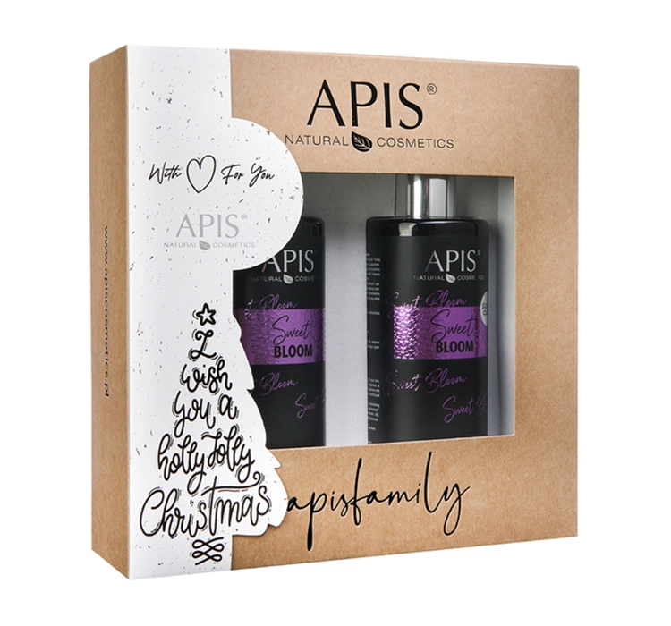 Apis Sweet Bloom body care cosmetics set shower gel + moisturizing hand cream