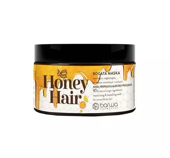 BARWA HONEY HAIR MASK FOR NORMAL AND DRY HAIR 220ML