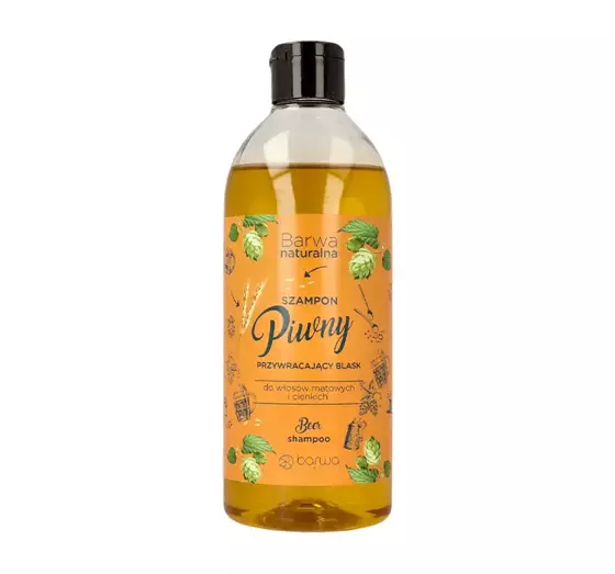 BARWA NATURALNA SHINE-RESTORING SHAMPOO BEER SHAMPOO 500ML