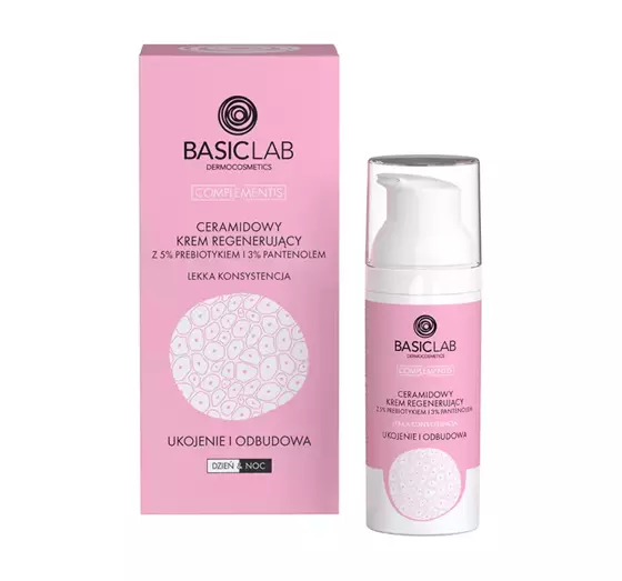 BASICLAB COMPLEMENTIS CERAMIDE REGENERATING FACE CREAM WITH 5% PREBIOTIC 50ML