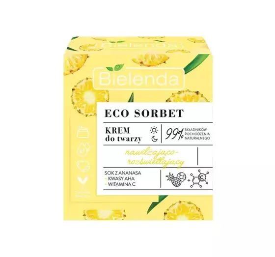 BEAUTY ECO SORBET PINEAPPLE FACE CREAM 50ML 