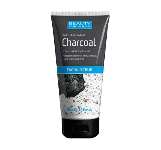 BEAUTY FORMULAS CHARCOAL FACE SCRUB 150ML