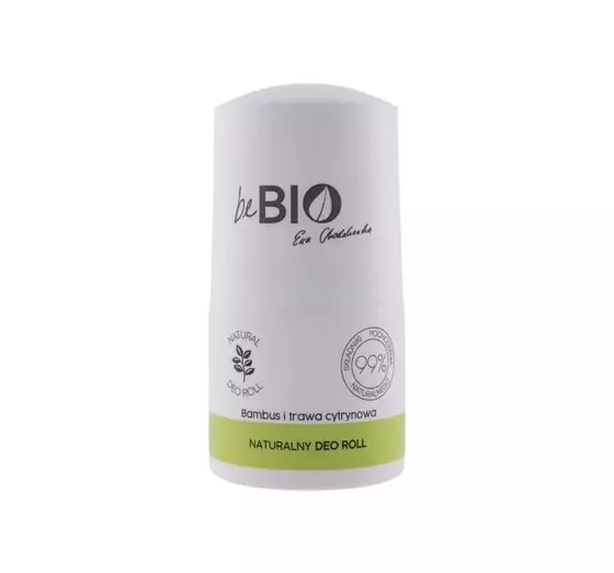 BEBIO NATURAL DEODORANT ROLL ON BAMBOO AND LEMONGRASS 50ML